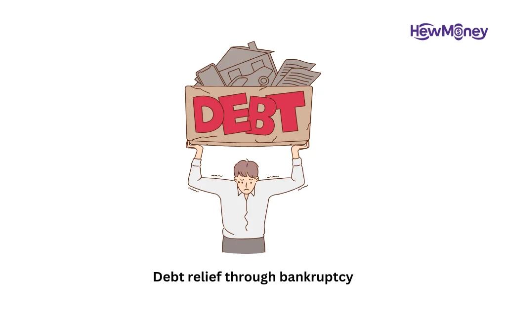 Debt relief through bankruptcy